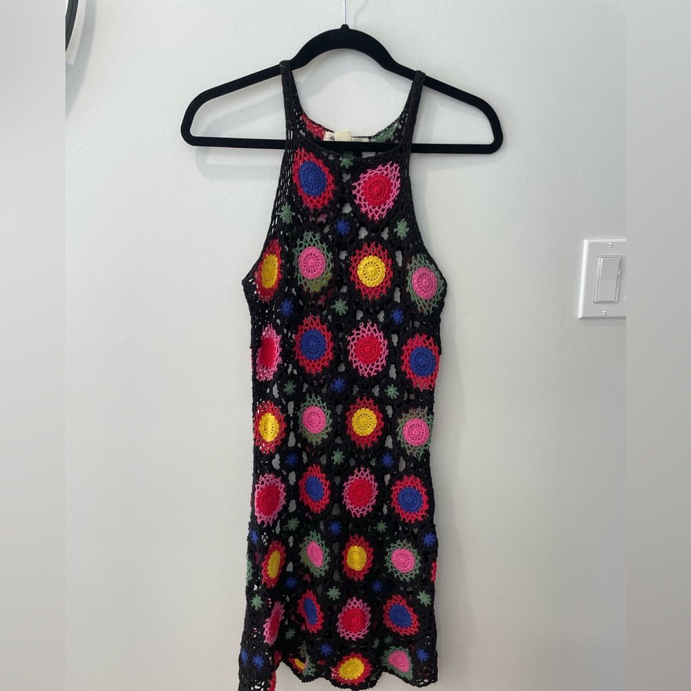 H&M X COACHELLA Crochet Floral Dress‎